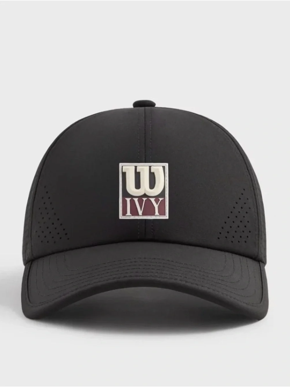NWT Kith Ivy‎ Wilson Laser Cut Perforated Cap Black